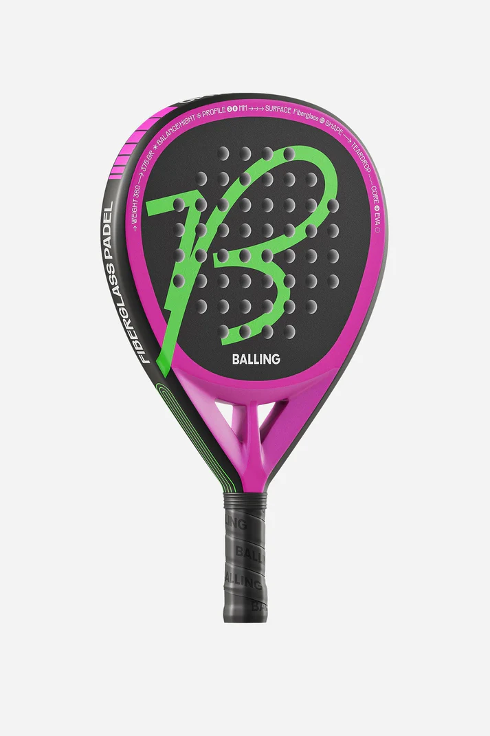 PALETA DE PADEL BALLING IMPORTADA FIBRA DE VIDRIO