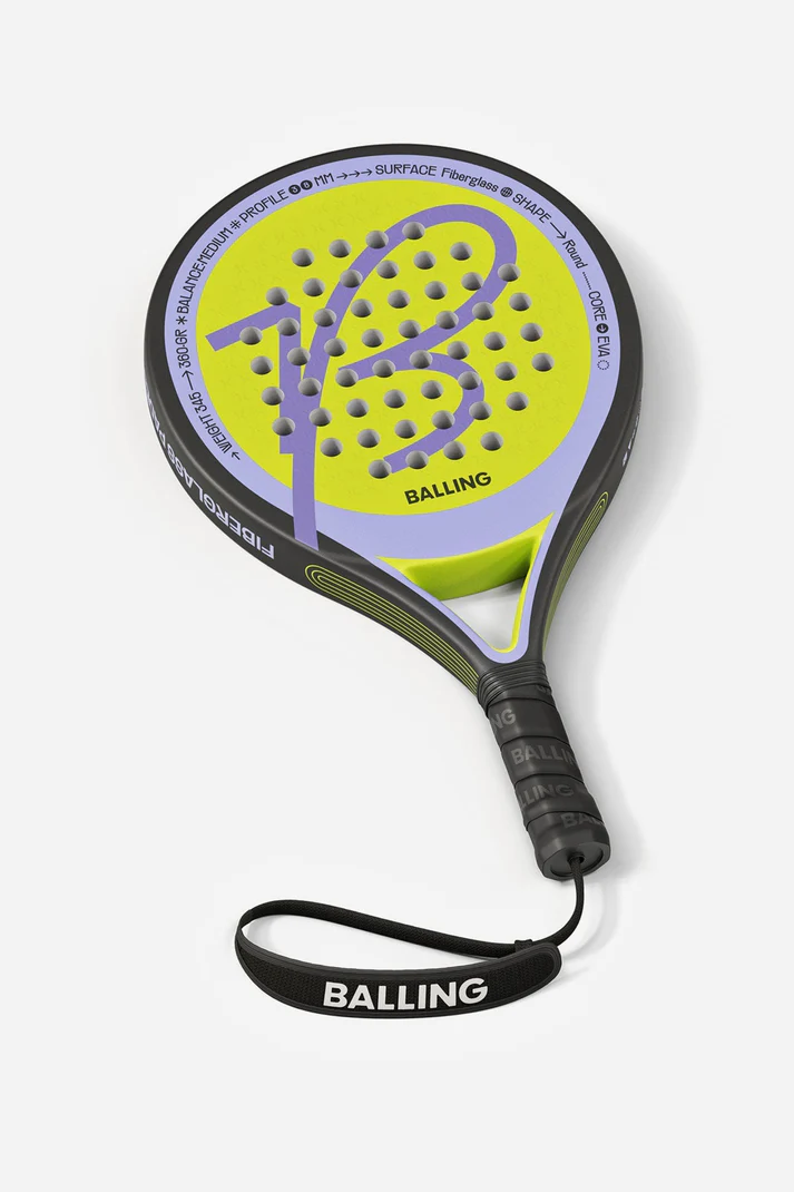 PALETA DE PADEL BALLING IMPORTADA FIBRA DE VIDRIO