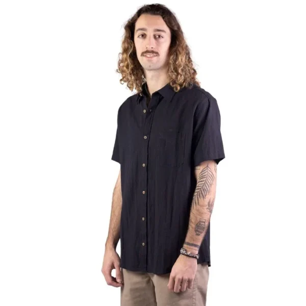 CAMISA M/C ALTHON BRISK SS SHIRT NEGRO